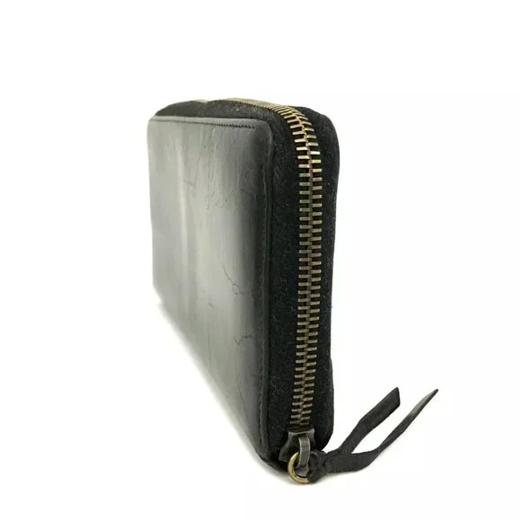 BALENCIAGA Classic Continental Leather Long Zip Around Wallet/9Y1570